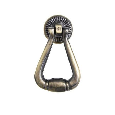 UTOPIA ALLEY Soffi Ring Cabinet Pull Antique Brass 2 inch HW278PLAB021